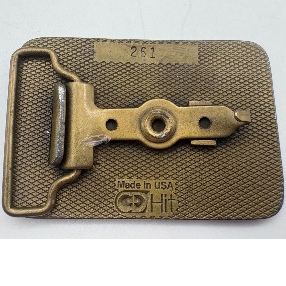 Midland Hall Brake Supply Belt Buckle 1992 Construction Brass Arizona Good‎ - Picture 4 of 5